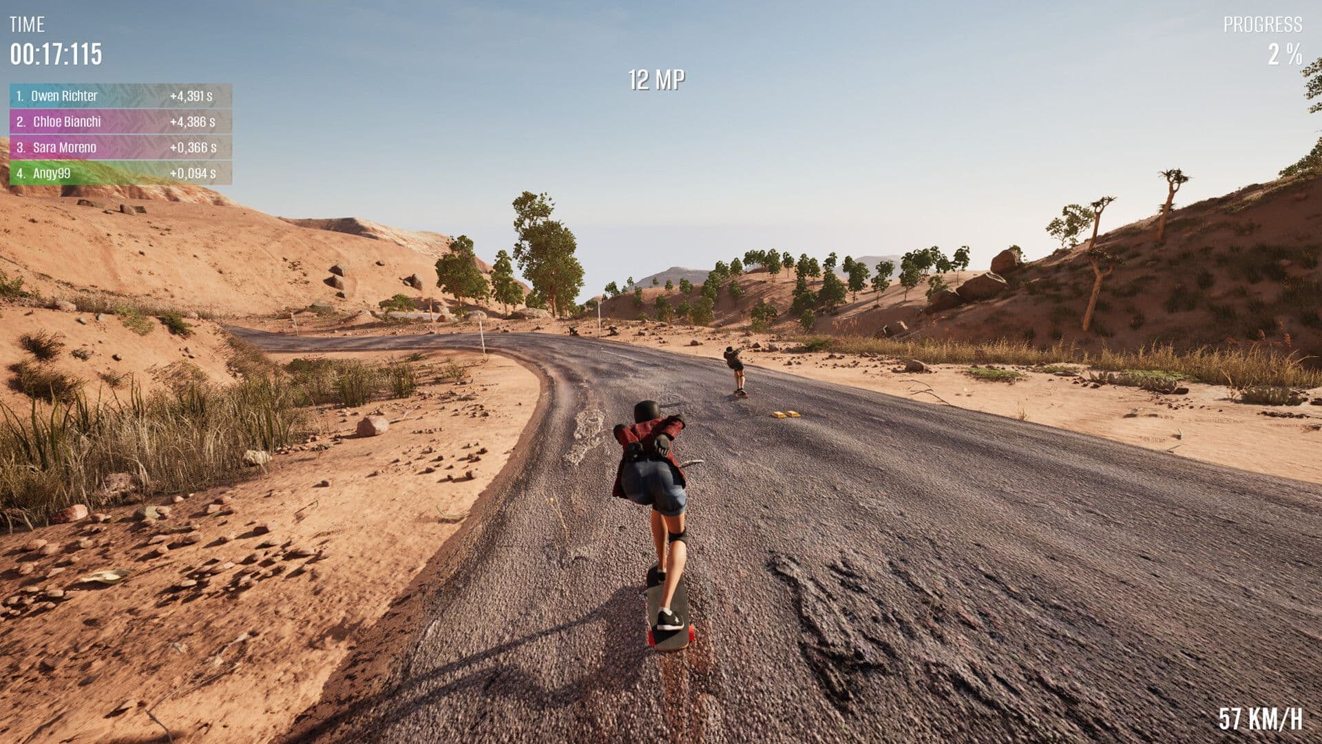 Longboard Skate Downhill Simulator key art