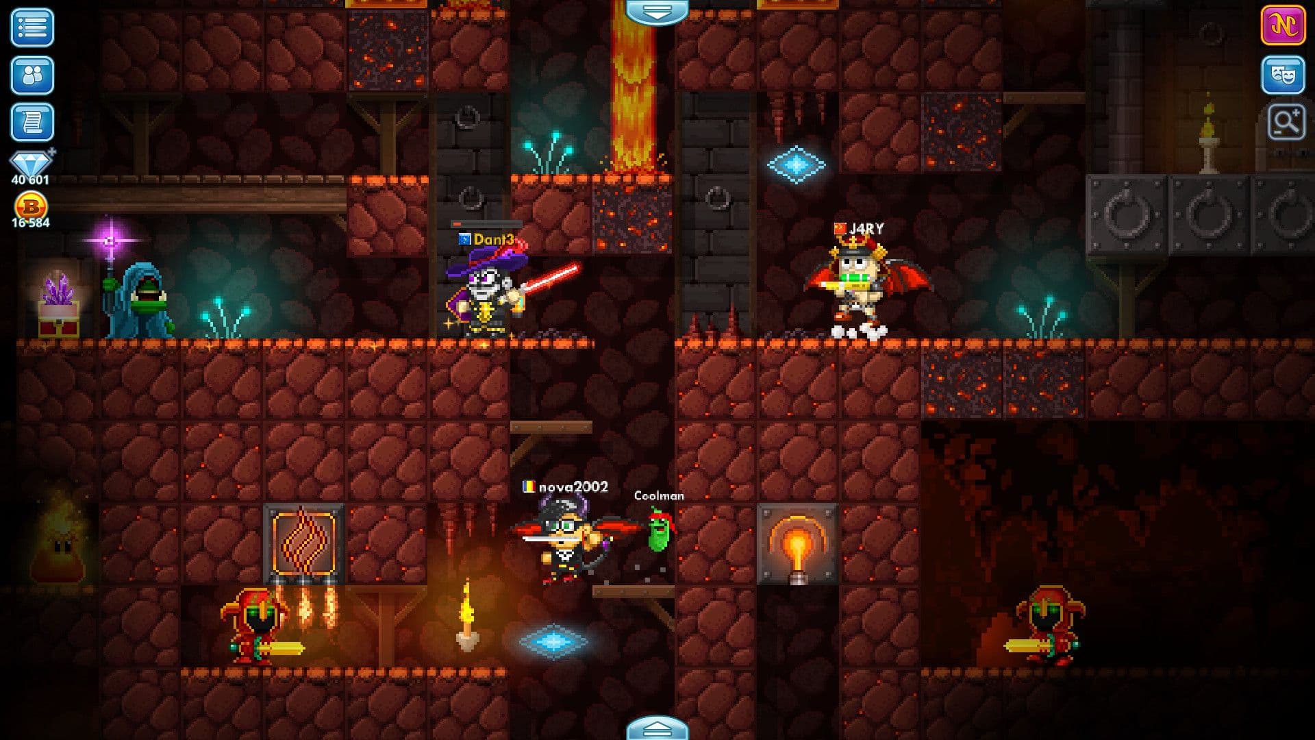 Pixel Worlds: MMO Sandbox key art